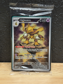 Pokemon TCG Alakazam Promo 009 Mega Evolution ETB Black Star Promo Sealed - Image 1