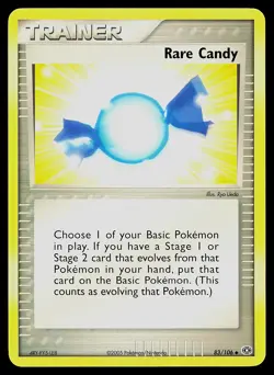 Pokemon Emerald 83/106 Rare Candy - Image 1