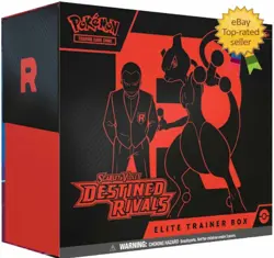 Destined Rivals Elite Trainer Box ETB Sealed Pokemon Scarlet & Violet - Image 1