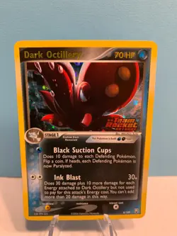 Dark Octillery Reverse Holo Stamp 8/109 ex Team Rocket Returns 2004 NM Pokemon - Image 1