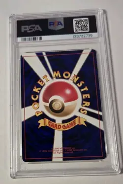 1997 POKEMON JAPANESE ROCKET #7 SQUIRTLE PSA 9 - Image 2