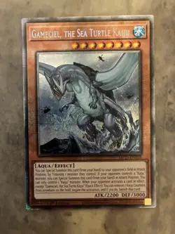 Yugioh! TCG - Gameciel, the Sea Turtle Kaiju - Starlight Rare - MP25-EN028 - Image 1