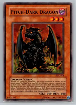 Magician's Force #MFC-008 Pitch-Dark Dragon - VG - Image 1