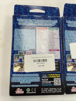 Egyptian God Deck: Obelisk the Tormentor - 1st Edition Yugioh Sealed.Lot Of 3 - Image 5