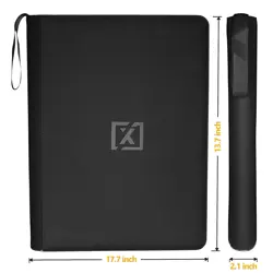 X PRO 1000+ Card Binder Comes with 200 Card Sleeves Compatible with TCG, Sports - Image 3
