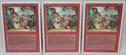 EARTHBIND X3 MAGIC THE GATHERING REVISED MTG VINTAGE Trading Card #133 - Image 1