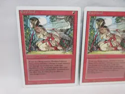 EARTHBIND X3 MAGIC THE GATHERING REVISED MTG VINTAGE Trading Card #133 - Image 3