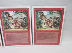 EARTHBIND X3 MAGIC THE GATHERING REVISED MTG VINTAGE Trading Card #133 - Image 4