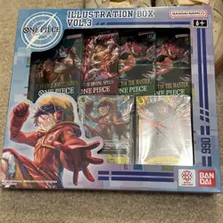 🔥 One Piece Card Game Illustration Box Vol. 3 - Packs + Promo Cards (Sealed) 🔥 - Image 1