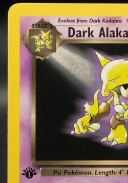 Pokemon TCG Card - Dark Alakazam 18/82 Team Rocket Rare - Image 2
