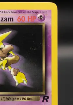 Pokemon TCG Card - Dark Alakazam 18/82 Team Rocket Rare - Image 3
