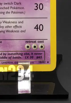 Pokemon TCG Card - Dark Alakazam 18/82 Team Rocket Rare - Image 5