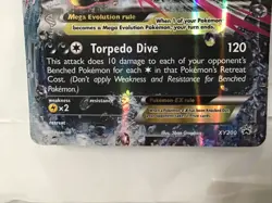 2017 Pokemon Mega Sharpedo XY200 Torpedo Dive trading card - Image 2