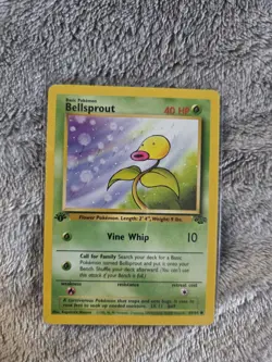 Pokemon TCG Bellsprout Jungle Card 49/64 Regular Common 1st Edition - Image 1