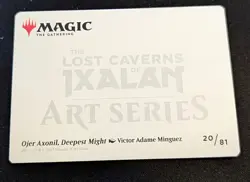MTG - Ojer, Axonil, Deepest Might (20/81) Gold-Stamped Art Card - Ixalan - Image 2