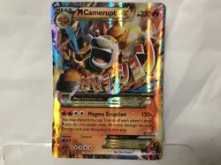 2017 Pokemon mega Camerupt XY198 Magma Eruption trading card - Image 1