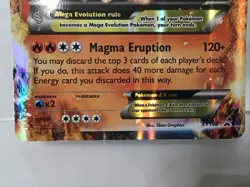 2017 Pokemon mega Camerupt XY198 Magma Eruption trading card - Image 2