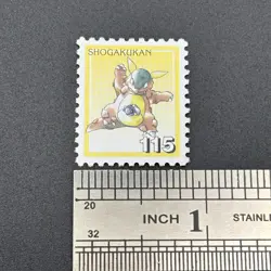 Kangaskhan Pokemon Stamp Card Shogakukan Nintendo Japanese TCG Vintage S316-74 - Image 2