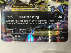 2015 Pokemon Mega Absol XY63 Disaster Wing trading card - Image 2
