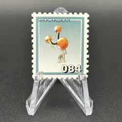 Doduo Pokemon Stamp Card Shogakukan Nintendo Japanese TCG Vintage S316-73 - Image 1