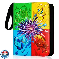 4 Pocket Card Binder for Cards, Trading Card Binder Holder with 50 Removable - Image 1