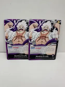 Monkey D. Luffy OP09-061 L Emperors in the New World - ONE PIECE Card English X2 - Image 1