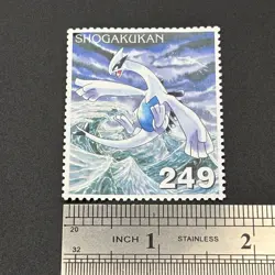 Lugia Pokemon Stamp Card Shogakukan Nintendo Japanese TCG Vintage S316-71 - Image 2