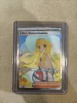 Lillie’s Determination Pokemon Card SIR 184/132 Mega Evolutions English - Image 1