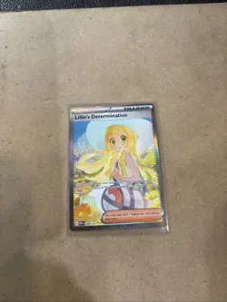 Lillie’s Determination Pokemon Card SIR 184/132 Mega Evolutions English - Image 3
