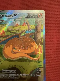 Pokemon TCG Charizard v SWSH260 Sword & Shield Promo Card Near Mint Condition - Image 4