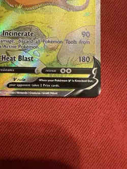 Pokemon TCG Charizard v SWSH260 Sword & Shield Promo Card Near Mint Condition - Image 5