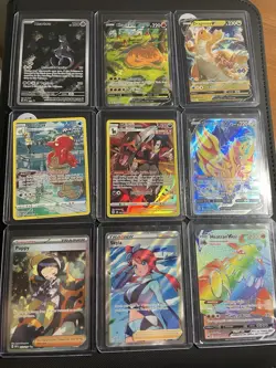 Pokemon TCG SWSH 9 Card Lot (MewTwo/Zard)(Promo, Secret, IR, FA, & Trainer LP/NM - Image 1