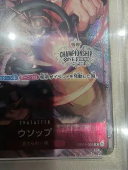 PSA10 One Piece Card Usopp Championship R - Image 5