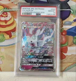Pokemon Card Sylveon GX Championship Series 2019 Promo PSA10 - Image 1