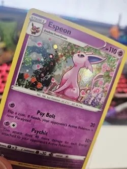 Espeon SWSH174 Cosmos Holo Promo Pokemon TCG Card LP - Image 3