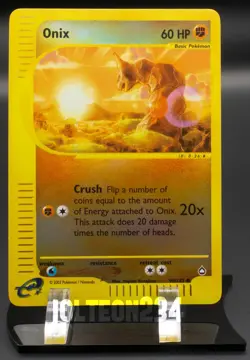 Pokemon TCG Card - Onix 98/147 Aquapolis Reverse Holo Common - Image 1