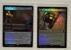 Spiderman MTG Imposter Syndrome M251 Foil And Miles Morales M108 Foil - Image 1