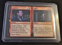 MTG - Coward Killer SURGE FOIL - Universes Beyond: Doctor Who - Pack Fresh!! - Image 2