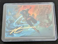 MTG - Sita Varma, Masked Racer ART SERIES GOLD STAMP SIGNATURE - Aetherdrift - Image 3