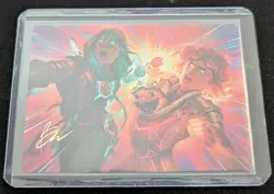 MTG - Full Throttle ART SERIES GOLD STAMP SIGNATURE - Aetherdrift - Pack Fresh!! - Image 3