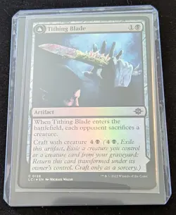 MTG - x2 Tithing Blade 1 FOIL & 1 Regular - The Lost Caverns of Ixalan - Image 2