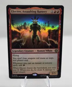 MTG Electro, Assaulting Battery (76) | NM Foil | Spider-Man (SPM) - Image 1