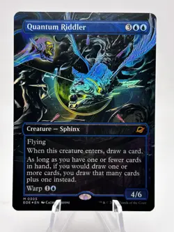 Quantum Riddler 0305 Borderless Foil Edge of Eternities EOE MTG NM - Image 1