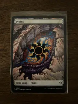 1x Plains MTG Tarkir: Dragonstorm Dragon’s Eye Full Art Common Nonfoil NM - Image 1