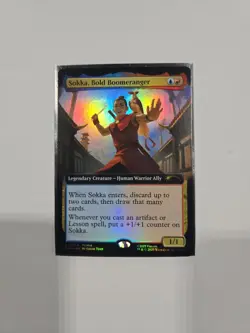 Mtg MagicCon Atlanta promo Sokka, Bold Boomeranger Foil - Image 1
