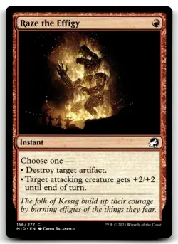 MTG Raze the Effigy C Innistrad: Midnight Hunt 156 LP - Image 1