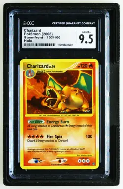 Pokemon Charizard 103/100 Diamond & Pearl Stormfront Secret Rare Holo CGC 9.5 - Image 1