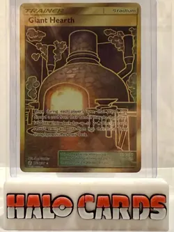 PACK FRESH Pokemon Giant Hearth (Secret) SM - Cosmic Eclipse #263/236 G - Image 1