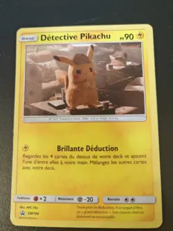 Carte Pokemon Detective Pikachu Promo SM194 Soleil & Lune Fr - Image 1