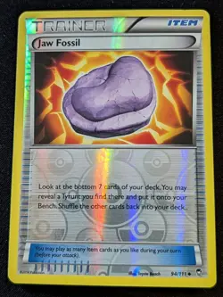 Pokemon TCG - Jaw Fossil - 94/111 REVERSE HOLO - Furious Fists - Image 1